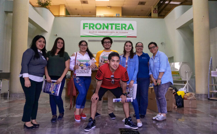  Estudiantes de Comunicación visitan el periódico Frontera