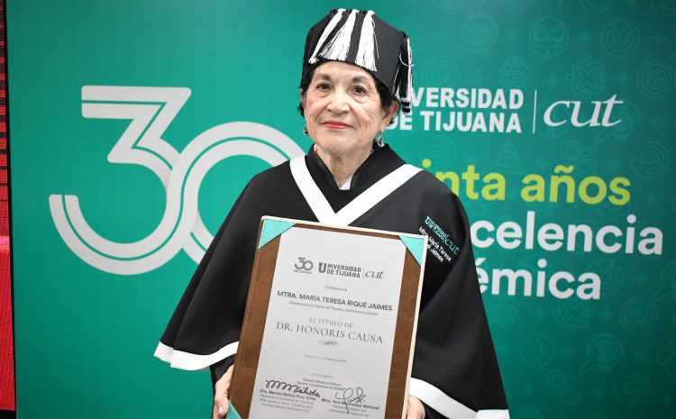  CUT otorga Doctorado Honoris Causa a Teresa Riqué